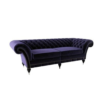 Beech Wood Sofa Multiple Sizes - Navy