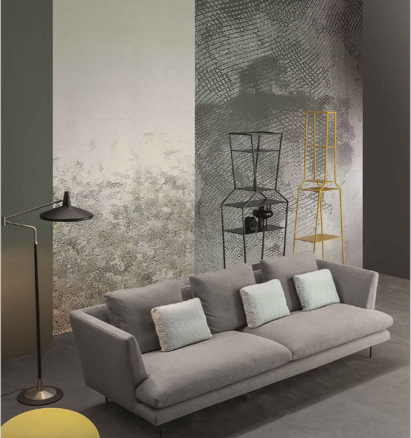 Beech Wood Sofa 80x180 cm - Grey - Km297