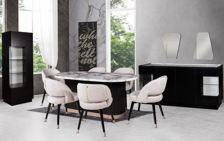 <img src="puppy.jpg" alt="غرفة سفرة ماربل 9 قطع - ابيض اسود - DINR5,Segal Furniture"/>