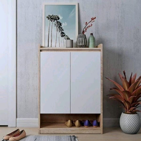 جزامة 2 ضلفة 110×80 سم - ابيض بيج - MK.A003