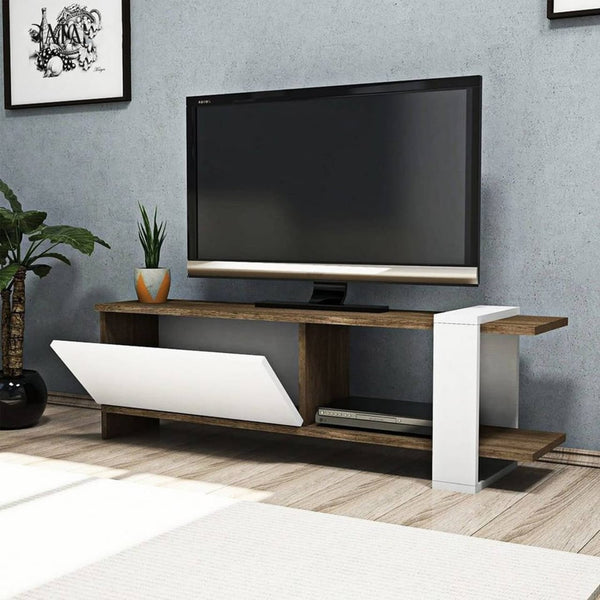 TV Unit 40x160 cm - White Brown - MK.A022