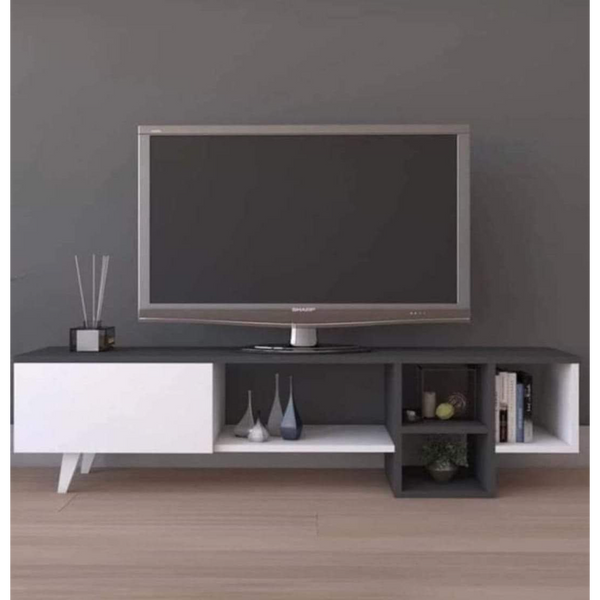 TV Unit 45x160 cm - White Grey - MK.A025