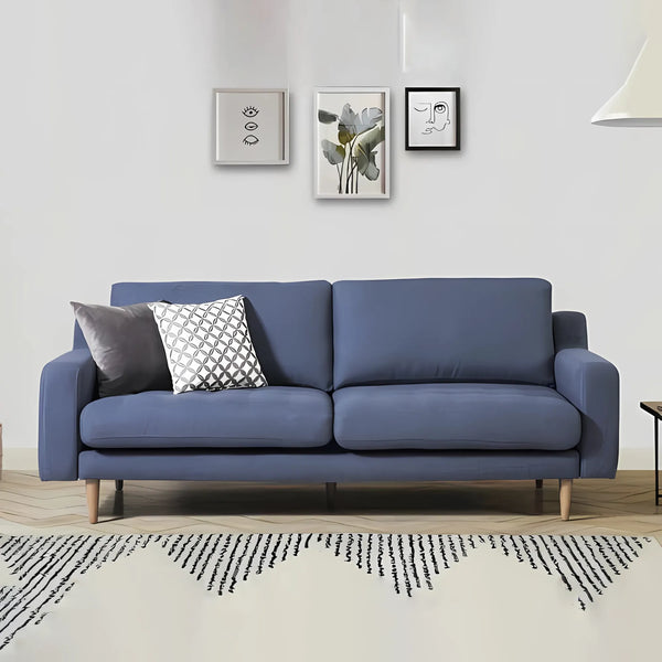 Beech wood sofa 75×200 cm - petrol - BAD6 