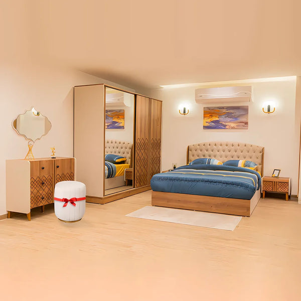 White and Wooden Bedroom - MR3 