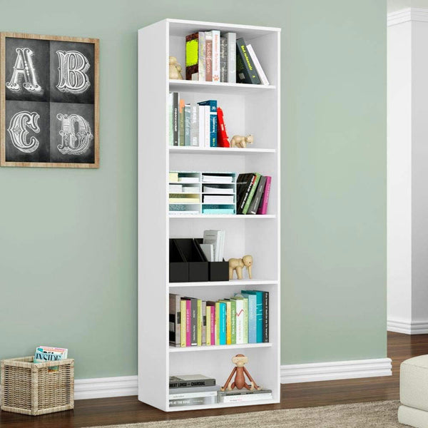 مكتبة متعددة الأرفف 60×30 سم - ابيض -  BKS03