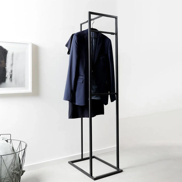 استاند ملابس استيل - 180×60 سم - اسود - Cloths Hanger.3