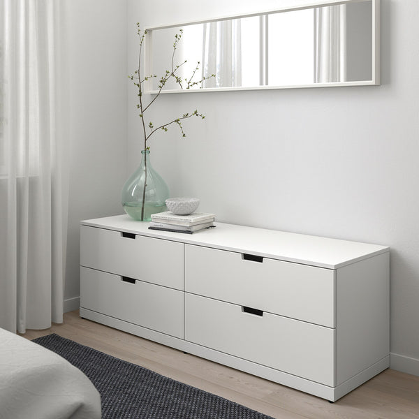 وحدة ادراج 4 درج 42×130 سم - ابيض - DU015