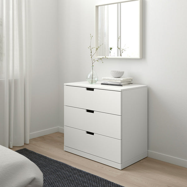 وحدة ادراج 3 درج 42×65 سم - ابيض - DU018