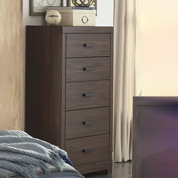 وحدة ادراج 5 درج 110×50 سم - بني - ELT-P21