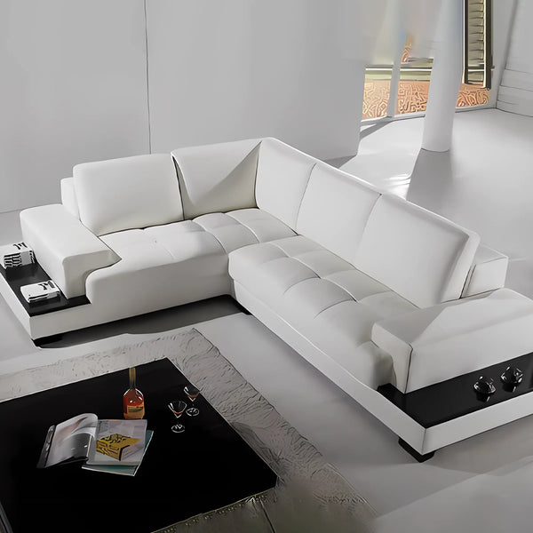 L-shaped corner 2 pieces 200 x 280 cm - white - Km 251 