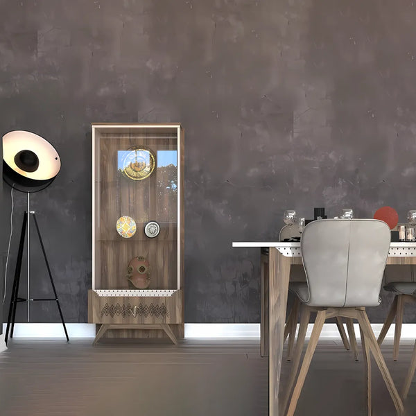 Niche 2 leaves 169×76 cm - Beige Brown - NDINR4