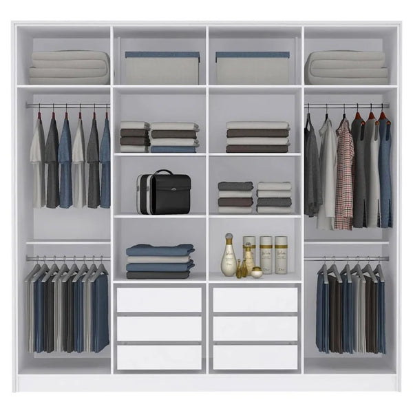 دريسنج روم 220×200 سم - ابيض - TOP1