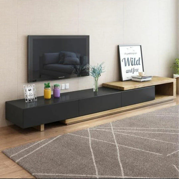 وحدة تليفزيون 43×220 سم - اسود بيج - TOP79