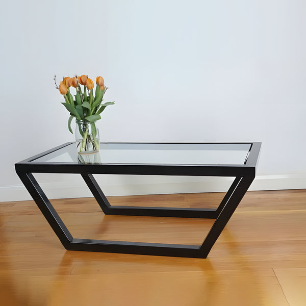 ترابيزة قهوة معدن 80×45 سم - اسود - CT.37