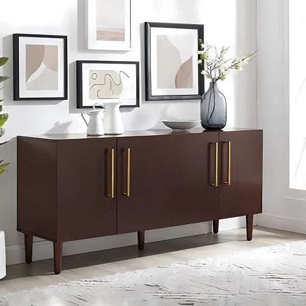بوفية 4 دلفة 180×90 سم - بني - WS23116
