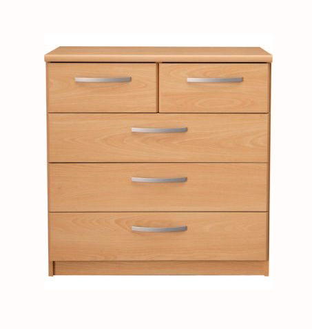 وحدة ادراج 5 درج 80×80 سم - بيج - WS 48  - وحدة ادارج مودرن-  سيجال