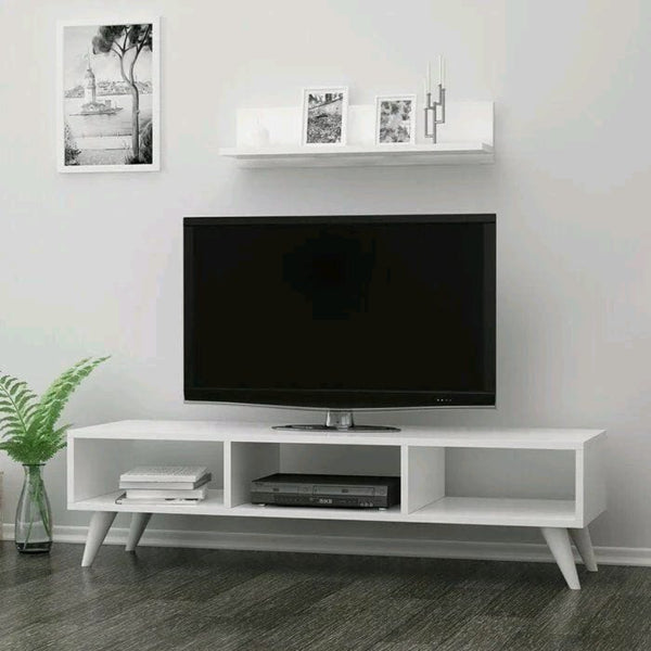 وحدة تليفزيون 45×120 سم - ابيض - MK.B19