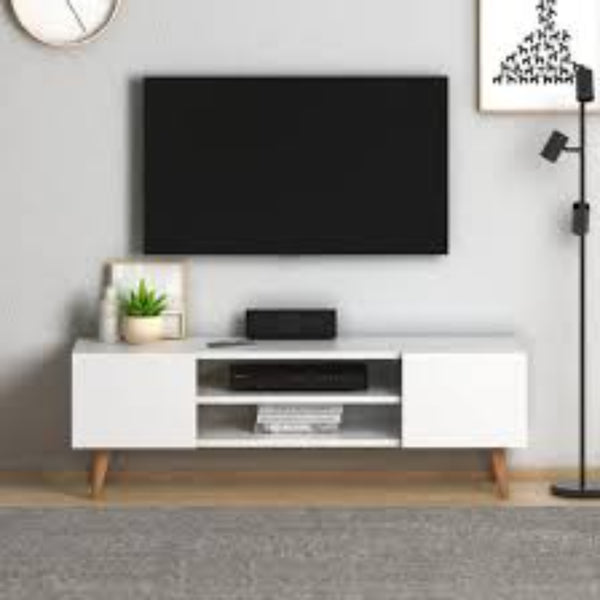 وحدة تليفزيون 45×160 سم - ابيض بيج - MK.B29