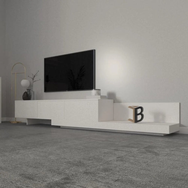 وحدة تليفزيون 45×200 سم - ابيض - MK.B30
