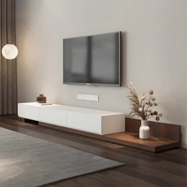 وحدة تليفزيون 45×200 سم - بني ابيض - MK.B39
