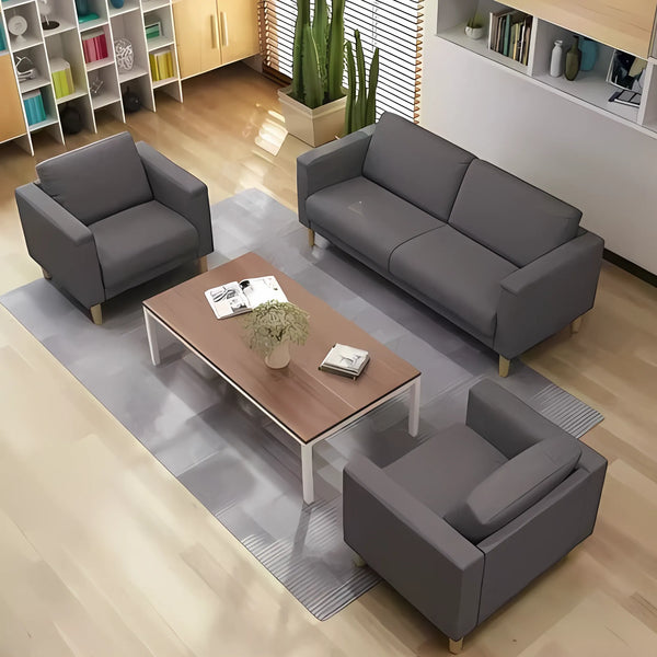 3-piece living room set - gray - km244