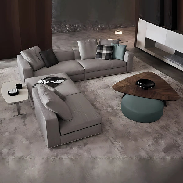 L-shaped corner 4 pieces 240x270 cm - Grey - km295