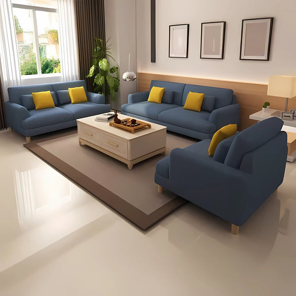 Three-piece living room set - petrol - km312