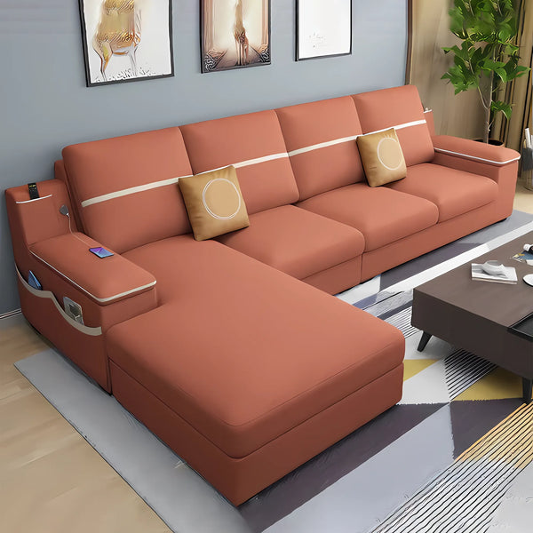 L-shaped corner 3 pieces 180x300 cm - Orange - km 318 