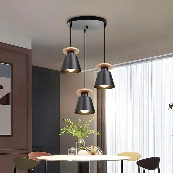 نجفة 5 ابليك 10×30 سم - اسود - ls2238