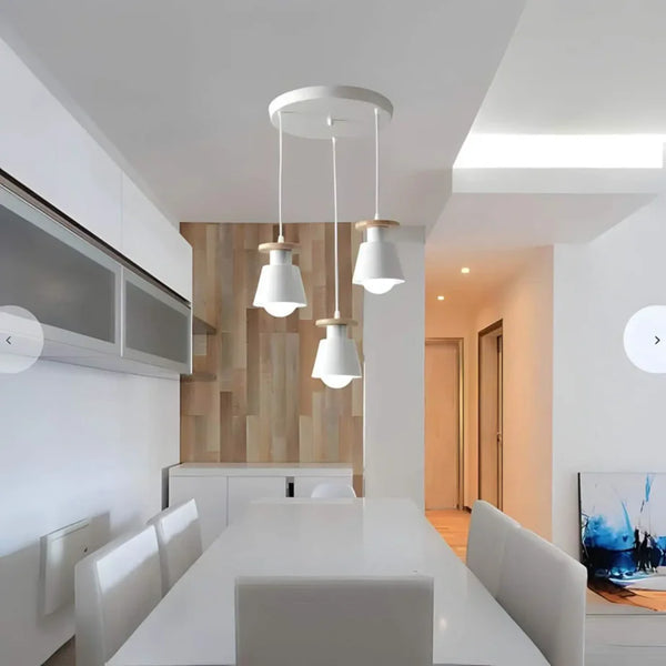 نجفة 5 ابليك 10×30 سم - ابيض - ls2239