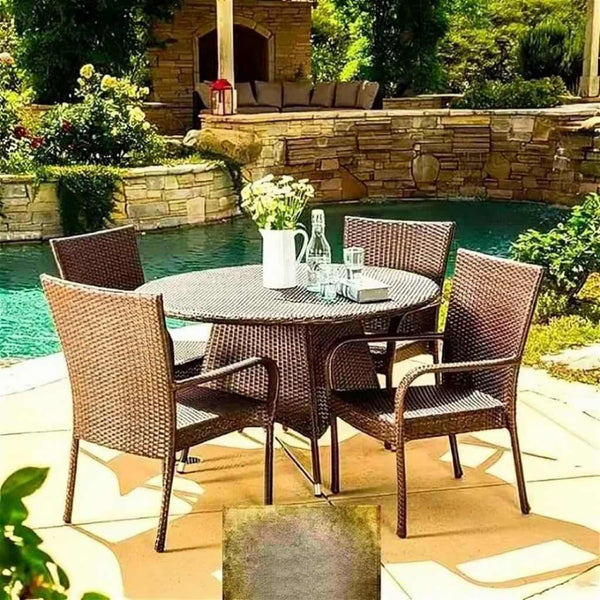 طقم ستديو 5 قطع  90×70 سم - بني - F33