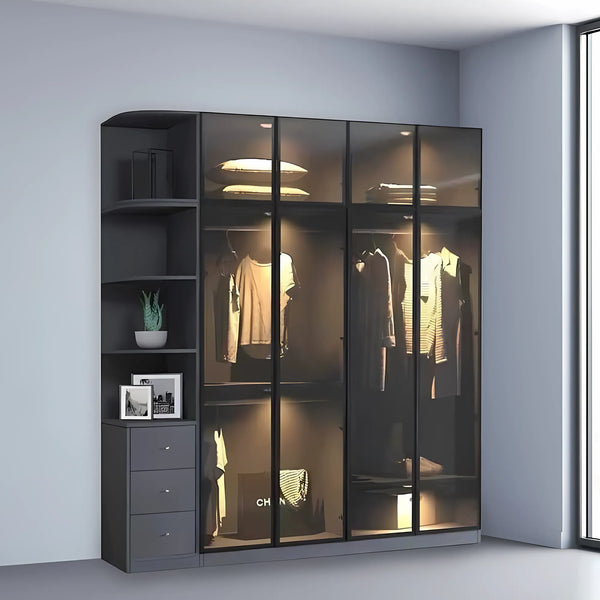 دولاب ملابس 180×220 سم - wardrobe13