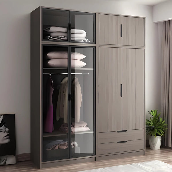 دولاب ملابس 4 ضلفة 220×160 سم  - wardrobe36