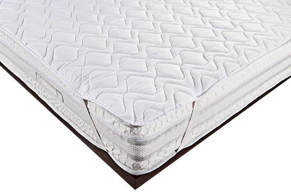 Milton regular bed protector 150 x 195 cm - white - 4bed-CO9